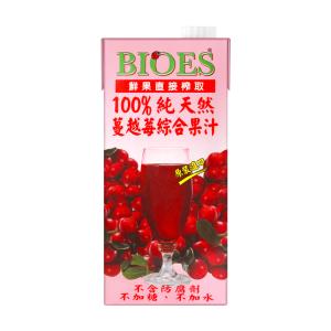 【囍瑞 BIOES】100%純天然蔓越莓綜合原汁(1000ml)
