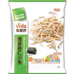 萬歲牌海苔杏仁小魚140G 特價：$105