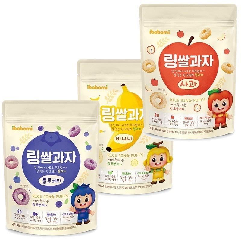 림쌀과자，입안에서 사르르 부드럽게~，잘 녹는 링 모양의 쌀과자，블루베리，이미지사진，국내산 백미，아이가 좋아하는，링 모양과자，튀지않은，과일즙을，밀가루,설탕，사용한 단맛 2.4，과자/30g(116kcal)%20%95%，림쌀과기，