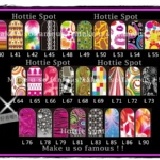 L（1～90） 每包有10張 (手/腳都可用) 特價：$35