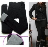 竹炭纖維鋪絨九分褲 （非購買價）均碼