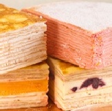 塔吉特幸福綜合千層蛋糕(草莓卡士達+牛奶+芒果奶凍+蕾雅起士) 各大媒體爭相推薦，超人氣綜合千層~B12-1026