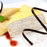 塔吉特英式伯爵千層蛋糕，在口中久久散不去茶香