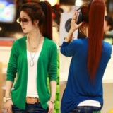 女裝新款春裝開衫針織衫女開衫女春裝2012新款甜美薄毛衣花打底衫