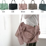 韓國空運 羊紋質感大型機車包 電機包 附可調揹帶 (七色) 有細節圖 不列入 主購優惠中唷,韓國直送 不免運