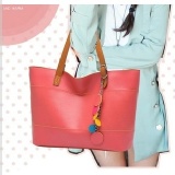 時尚休閒單肩手提女包-6