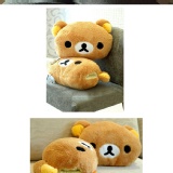 10 輕鬆熊超軟毛絨手摀/暖手抱 $199長35高20 厚度11cm