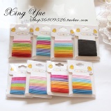 兒童頭飾髮飾品糖果色不傷發繞線皮筋無接縫不纏發2個型號