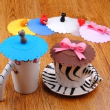 矽膠創意杯蓋可愛卡通杯蓋防漏杯蓋多款可選