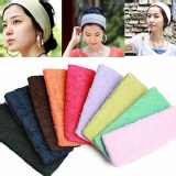 9084 新款糖果色運動瑜伽護頭寬髮帶/韓版發篩頭帶毛巾料男女通用