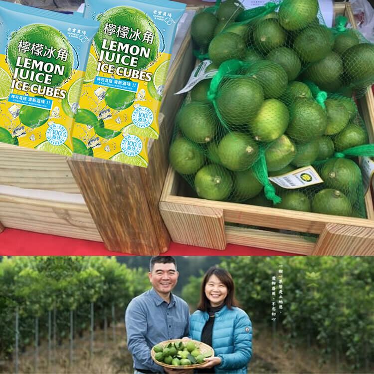 【6袋】老實農場檸檬X萊姆冰角(28gx10個/袋)