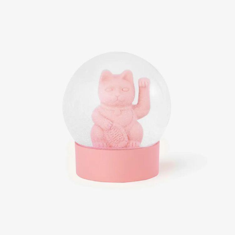 免運!【DONKEY PRODUCTS】1組1個 招財貓造型水晶球 10 x 10 x 11.3 cm