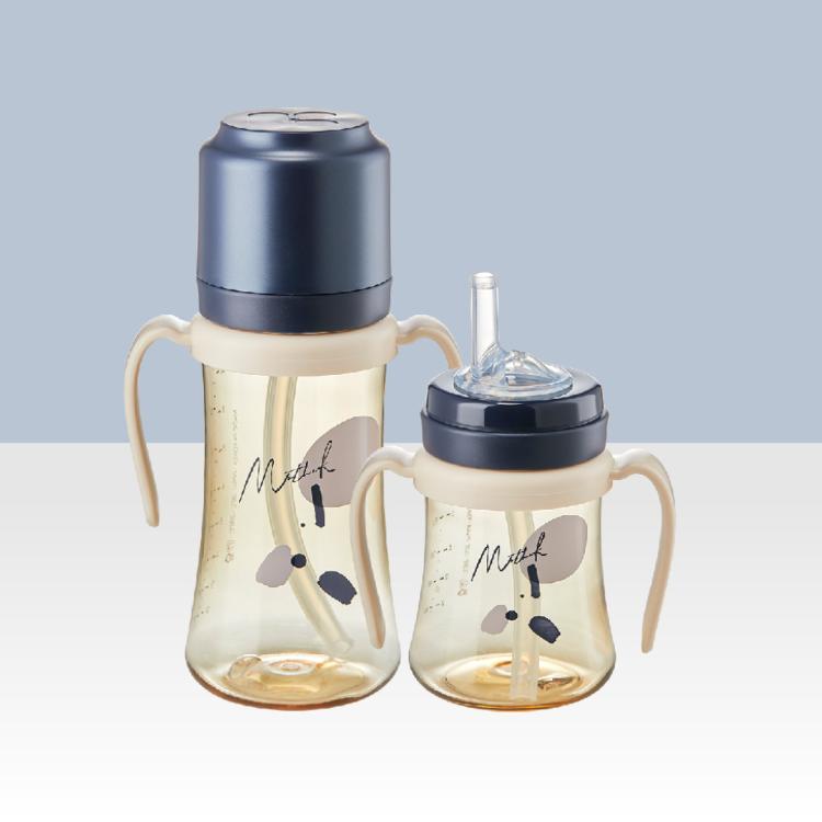 【Morther K】「奶瓶界的精品」頂級PPSU多功能學飲吸吸杯 300ml