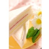 招牌三明治(10入) 冰冰的很好吃，烤後熱呼呼吃也很棒 10/1起為160元