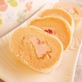 超常幸福蛋糕捲 草莓牛奶~凍凍吃也美味