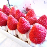 新鮮草莓冰香緹蛋糕