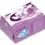 愛康天然環保抗菌衛生棉 - 加長 加長（紫）：33cm/6片