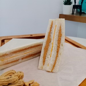 【獨家推薦】【蘇珊烘培】新福源花生顆粒起司三明治