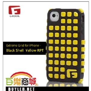 【百樂】G-Form Extreme Grid for iphone 4/4s軟殼保護殼