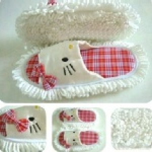 Hello kitty 擦地拖鞋