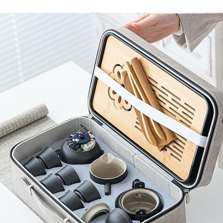 【CityStar】黑陶提梁壺露營茶具套組