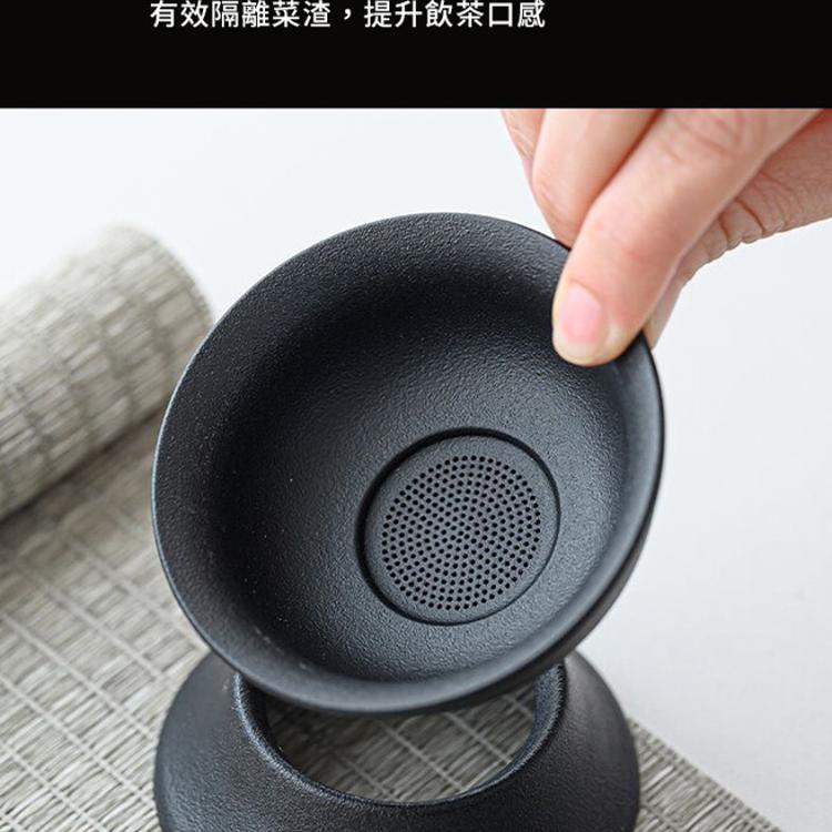 【CityStar】黑陶提梁壺露營茶具套組