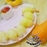 【尚揚冷凍】馬鈴薯蝦280g(10入) ░░脆脆帶點彈性，裡面包著一整隻蝦子喔~超級好吃＞ω＜………此商品為促銷☻主商品☺