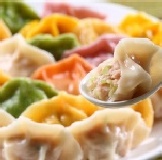 果菜汁皮水餃 新春開運五行餃 特價：$50