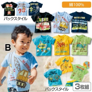 日本進口nissen 男童短袖印花棉T (A21) 特價：$99