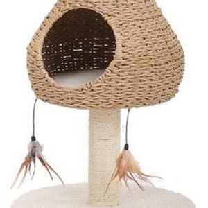 美國Petpals紙繩編織多功能遊憩貓樹屋