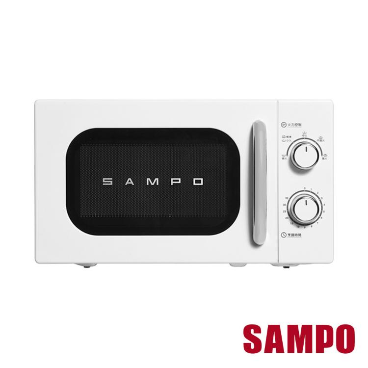 免運!【聲寶SAMPO】20L美型機械式轉盤微波爐 RE-J020TR RE-J020TR