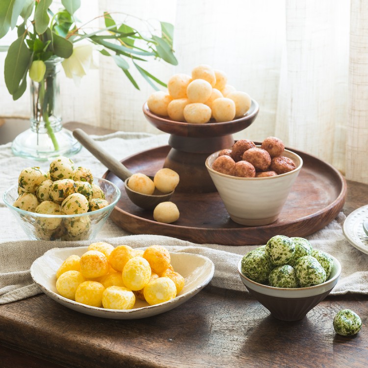 【一米特】米花說圓米菓 6種口味任選 經典原味、義式帕瑪森、岩烤海苔、醬燒香蔥、檸檬巧克力、芒果煉乳