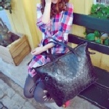 新款骷髏紋時尚休閒手提包