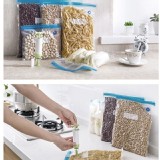 食物真空超級保鮮壓縮袋組(抽氣泵1入+真空袋5入)