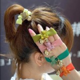 韓版小熊彈力髮圈5入