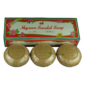 印度 Mysore [檀香保濕護膚皂禮盒] Sandal Soap Gift 150g x 3入
