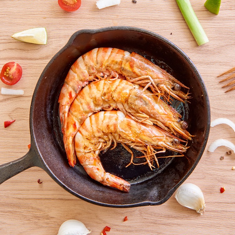 【凍凍鮮】澎湖野生超大尺寸明蝦 7尾/盒