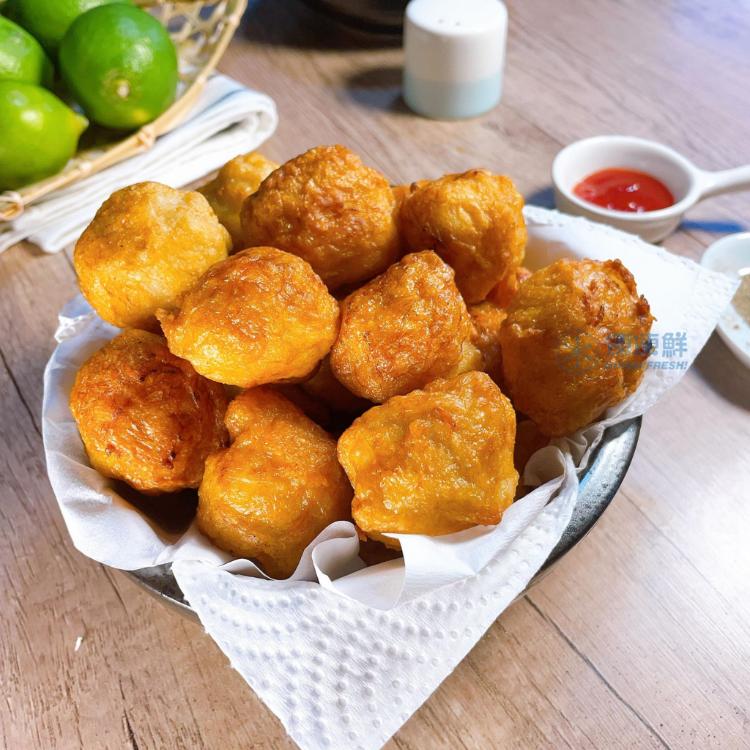 【凍凍鮮】澎湖職人手作超大滿足花枝丸 300g （約10入）