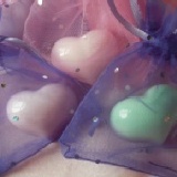 甜蜜愛心精油手工皂1入