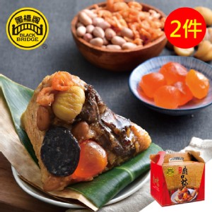 【黑橋牌】府城廟口粽禮盒(8入/盒), 本組合為2件組 特價：$1388