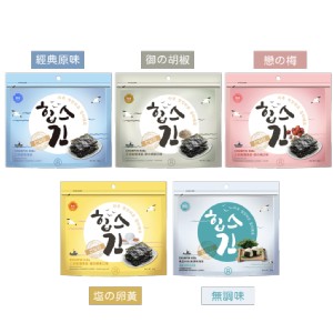 【雋品】三切岩燒海苔 五種口味任選 原味/胡椒/梅子/鹹蛋黃/無調味 特價：$66