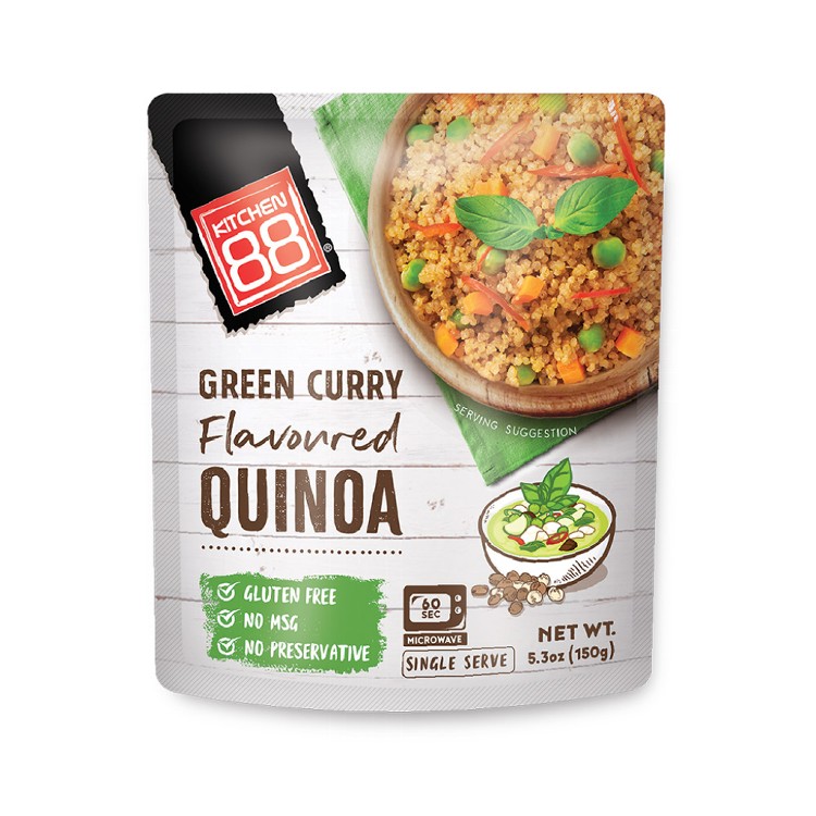 Kitchen88 即食藜麥調理包 150g 田園風味/西班牙風味/雞肉風味/洋蔥炒蛋/綠咖哩風味