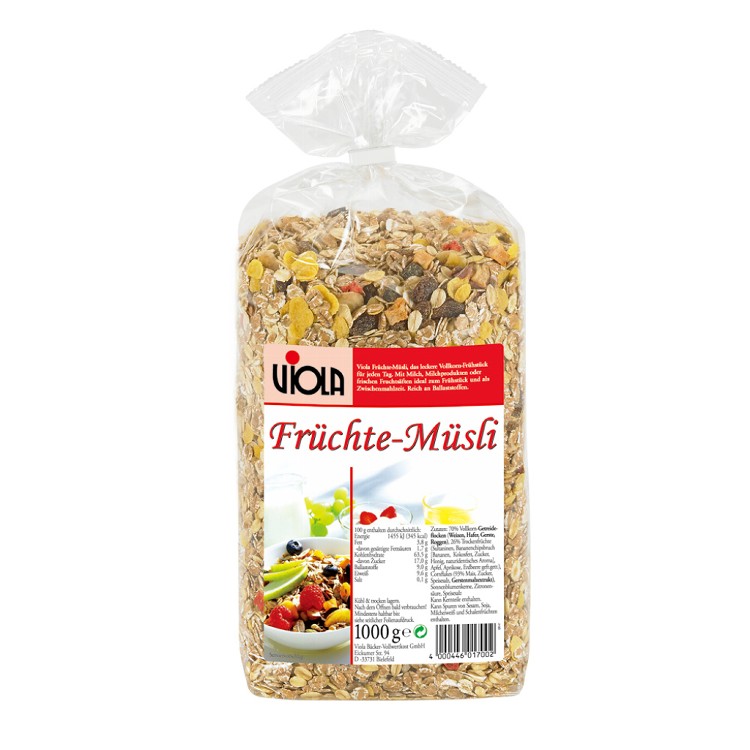 【Viola麥維樂】德國天然穀片 1Kg(五大口味任選)(德國百年品牌穀片!)