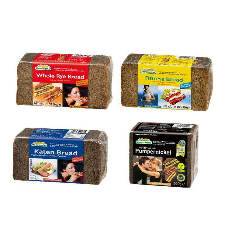 【Mestemacher德國麥大師】黑麵包 裸麥粗麵包/鄉村麵包/全麥黑麵包/燕麥麵包