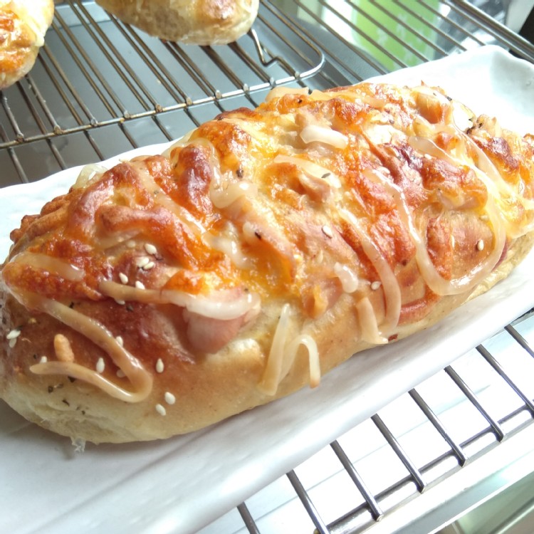 沙茶燻雞麵包(冷藏中種法) (三條一組)🍞