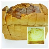 乳酪土司(鹹)加熱後更好吃