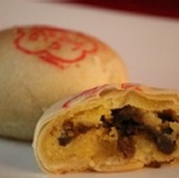 綠豆椪(咖哩+蝦米魯肉豆沙)