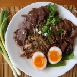 肥仔滷味綜合牛肉大拼盤 冷盤拼盤(牛腱肉,牛筋,牛肚各100公克+滷黃金鴨蛋2顆)