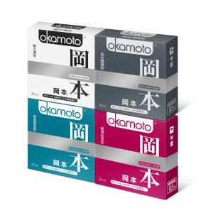 【Okamoto岡本】Skinless 浪漫繽紛組(3入/4盒)