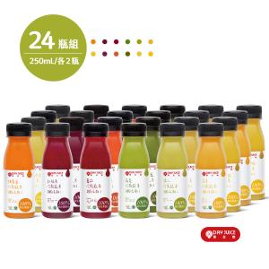 【Day Juice果日飲】 綜合冷壓蔬果纖活飲24瓶組(1-12號)